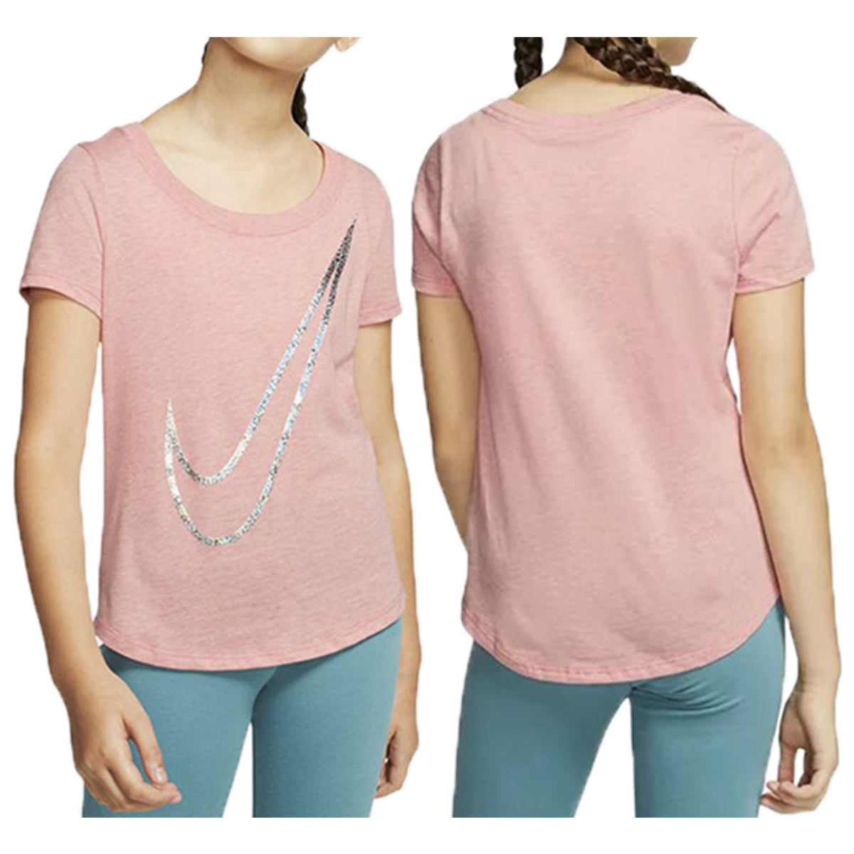 Nike Sportswear Scoop Shine Swoosh T-shirt Womens Style : Cn2326