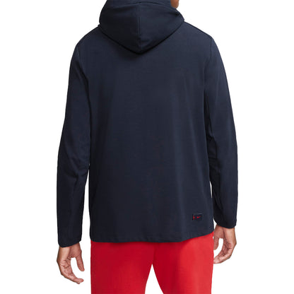 Nike FFF Tech Pack Full Zip Hoodie Dark Obsidian/Dark Obsidian/Dark Obsidian/University Red