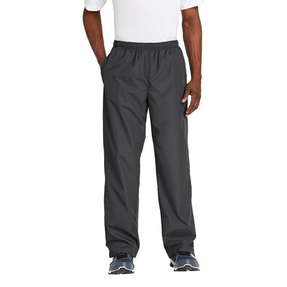 Sport-tek Side Pockets Leg Zipper Wind Pants Mens Style : Pst74