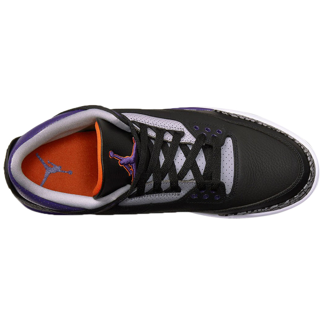 Jordan 3 Retro Black Court Purple Mens Style : Ct8532-050