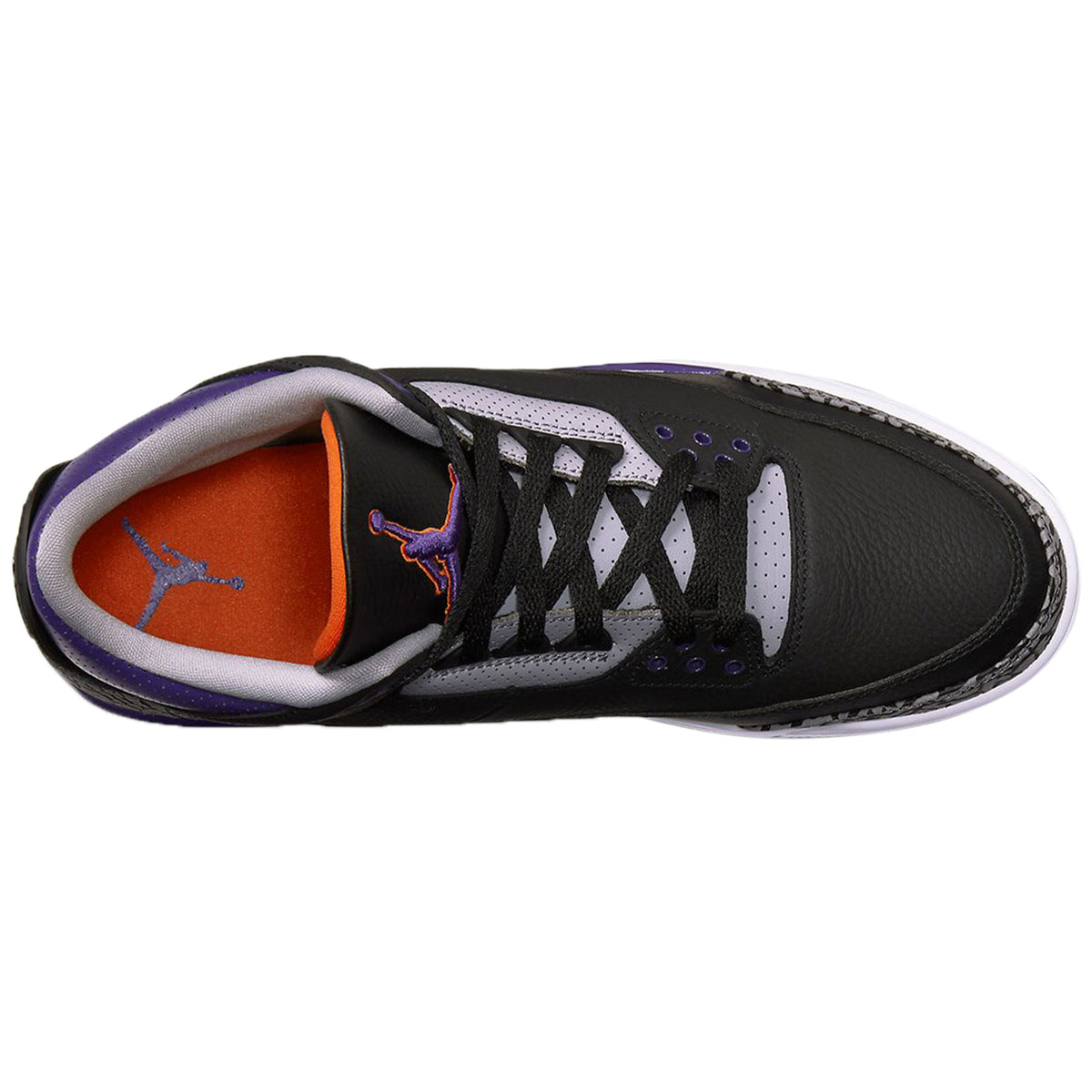 Jordan 3 Retro Black Court Purple Mens Style : Ct8532-050