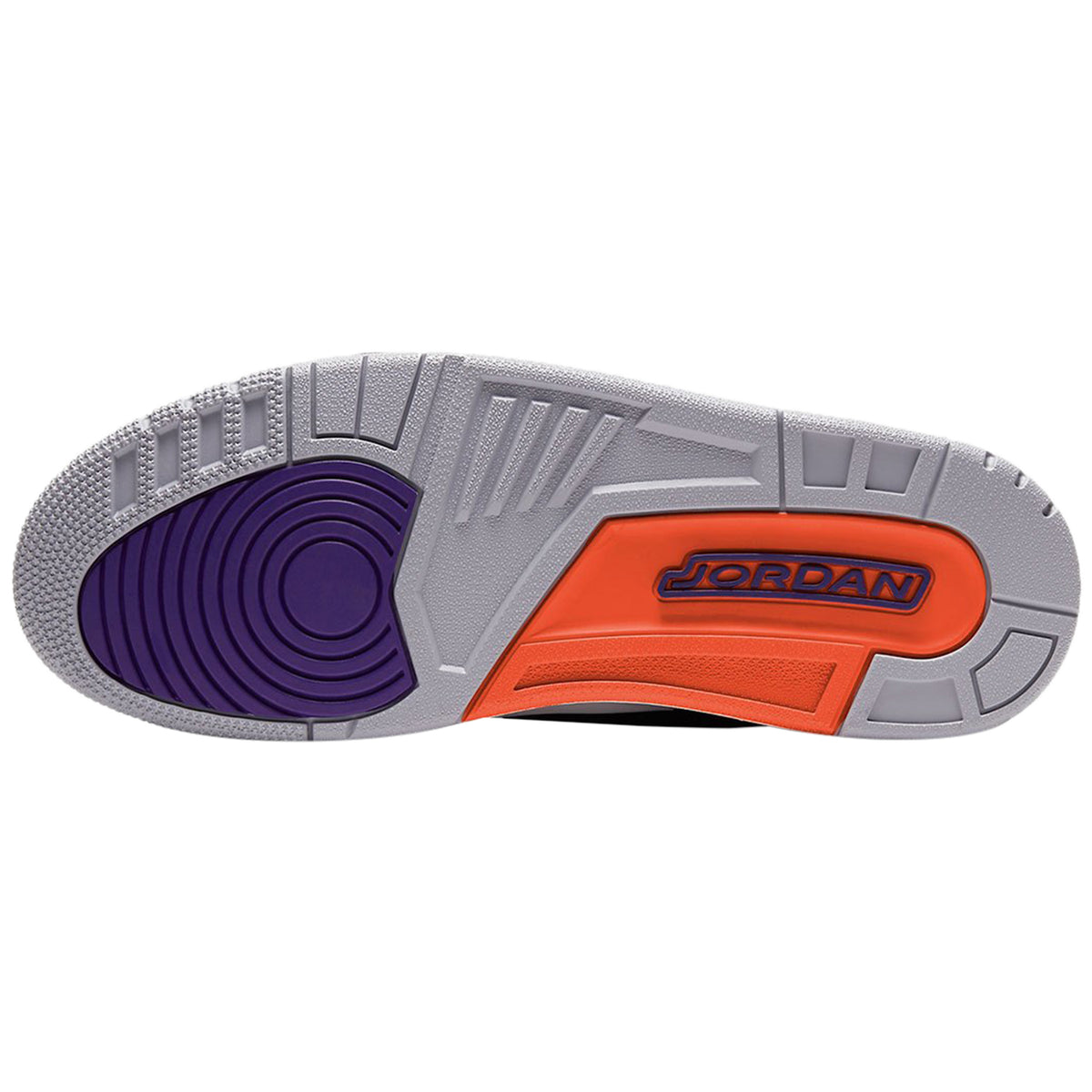 Jordan 3 Retro Black Court Purple Mens Style : Ct8532-050