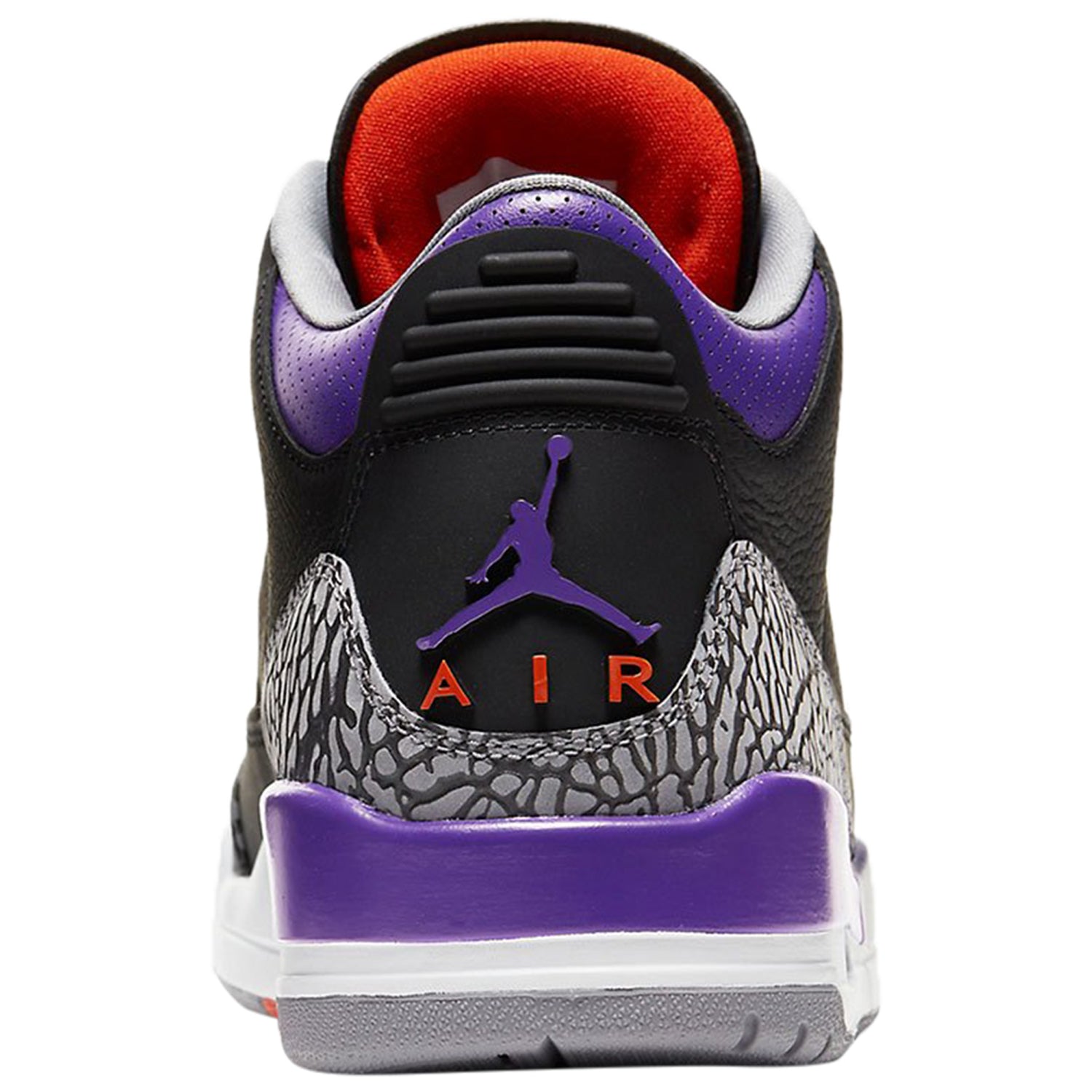 Jordan 3 Retro Black Court Purple Mens Style : Ct8532-050
