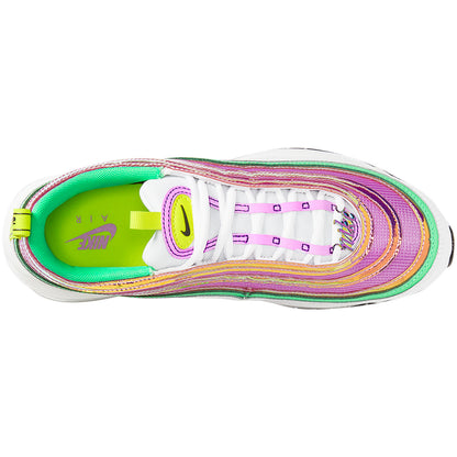 Nike Air Max 97 White Electro Green Fuchsia Glow (Women&