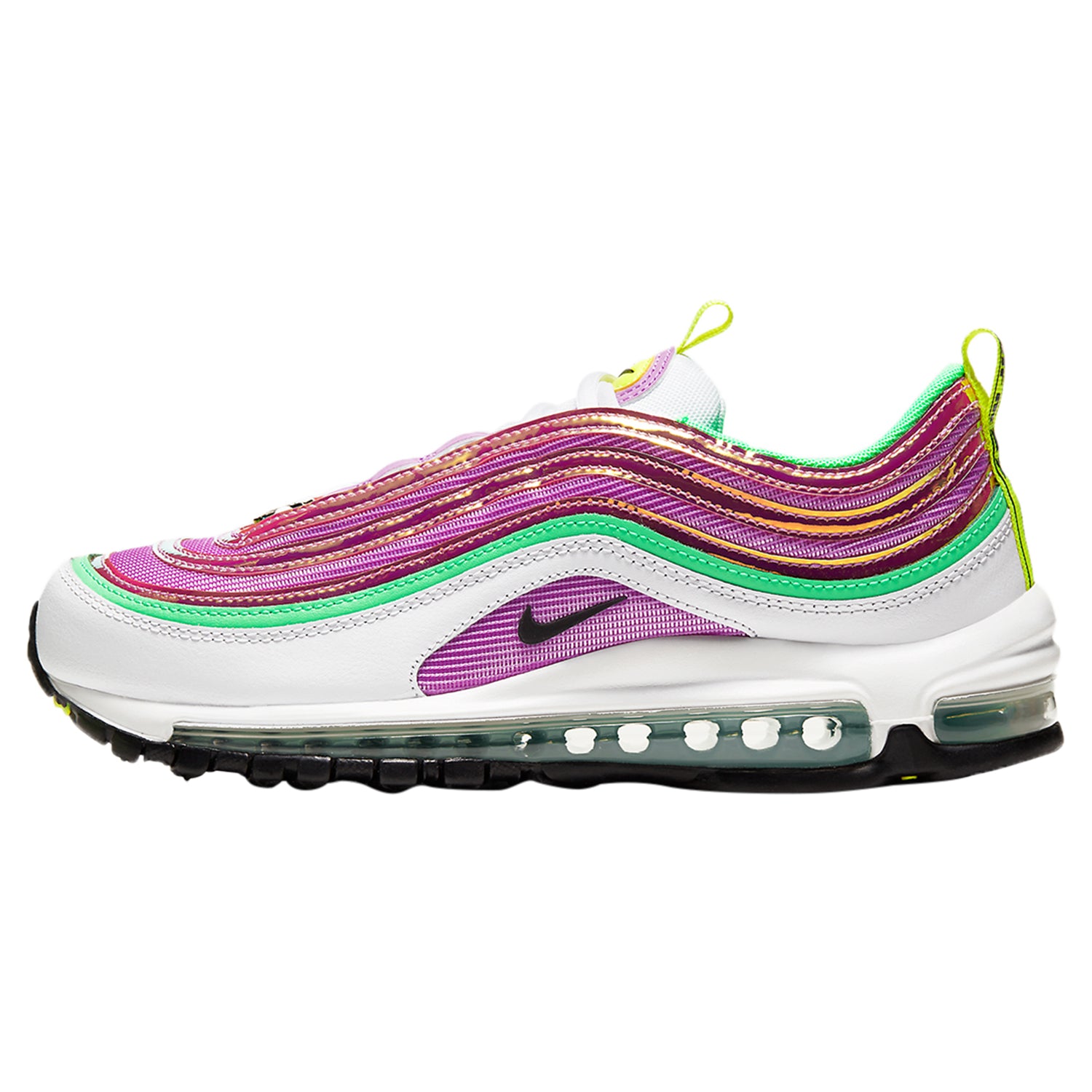 Nike Air Max 97 White Electro Green Fuchsia Glow (Women's)