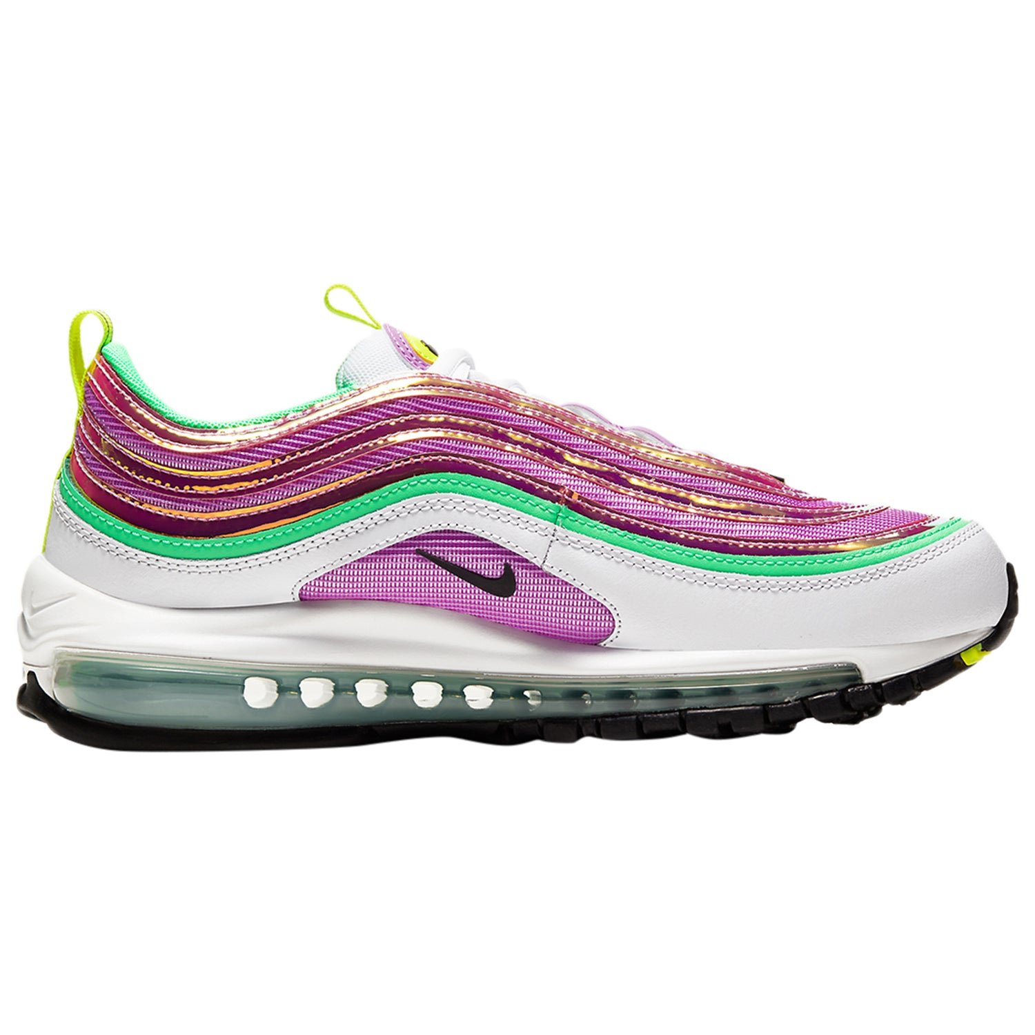 Nike Air Max 97 White Electro Green Fuchsia Glow (Women&