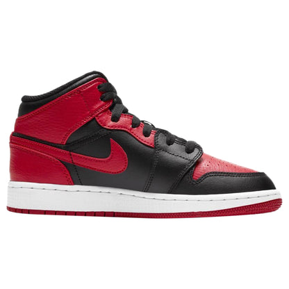 Jordan 1 Mid "Banned" Big Kids Style : 554725-074