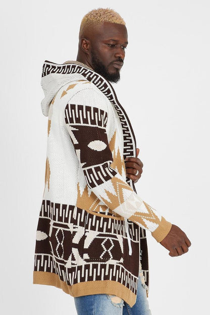 One In A Million Hooded Cardigan Sweater Mens Style : Ss2006-1