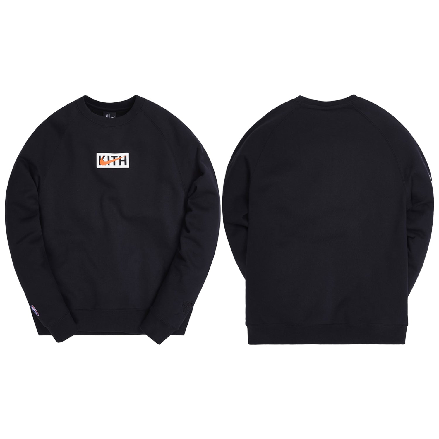 KITH NIKE KNICKS FLEECE CREWNECK BLACK L