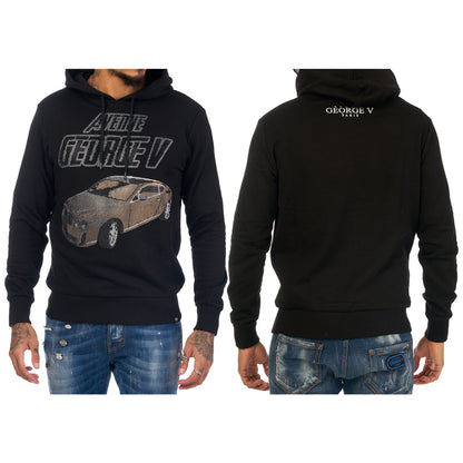 George V Fashion Stone Hoodie Mens Style : Gv-2097
