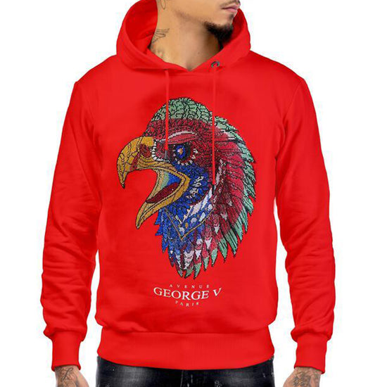 George V Stones Eagle Hoodie Mens Style : Gv-2091