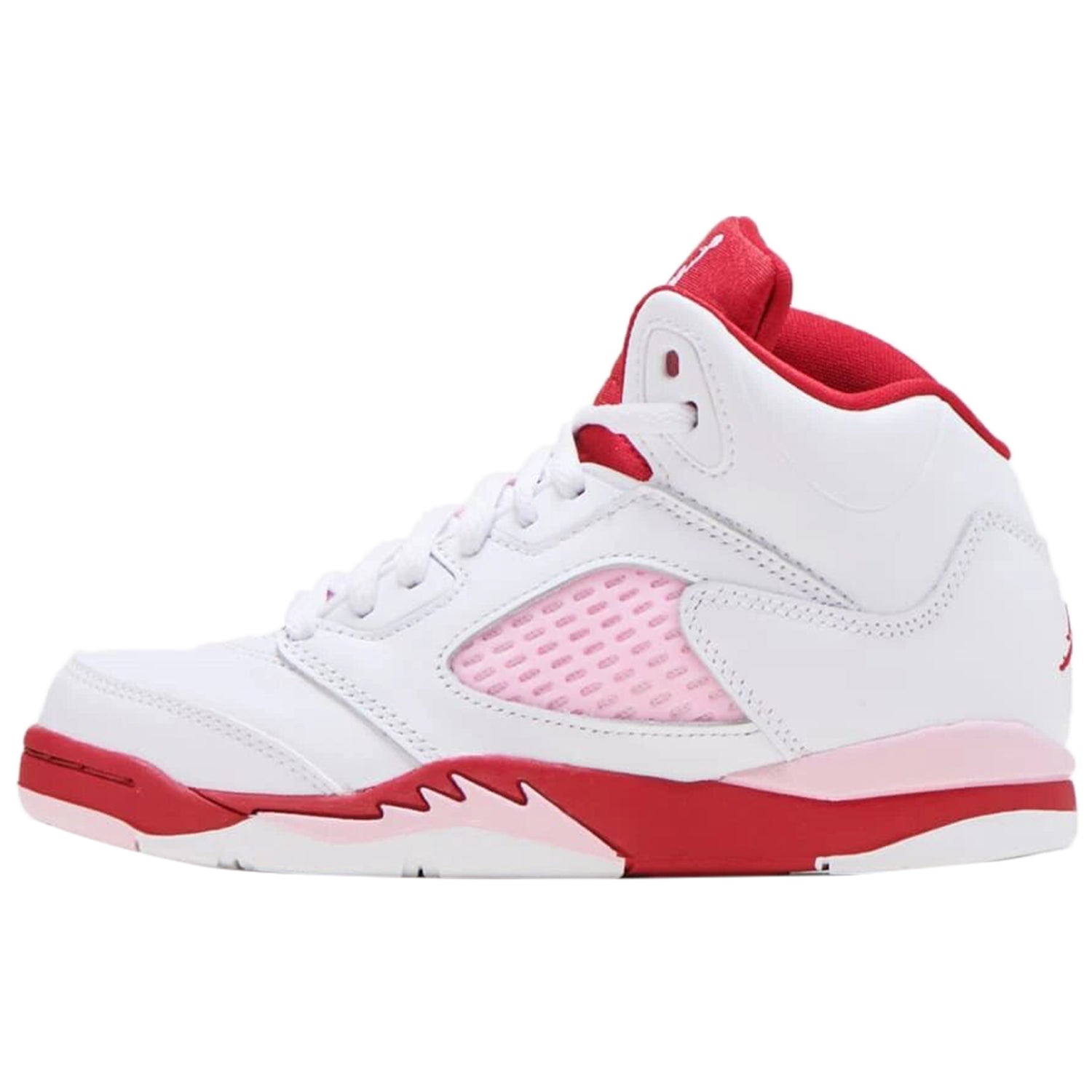 Jordan 5 Retro White Pink Red (PS)