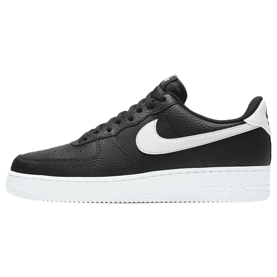 Nike Air Force 1 Low '07 Black White Pebbled Leather
