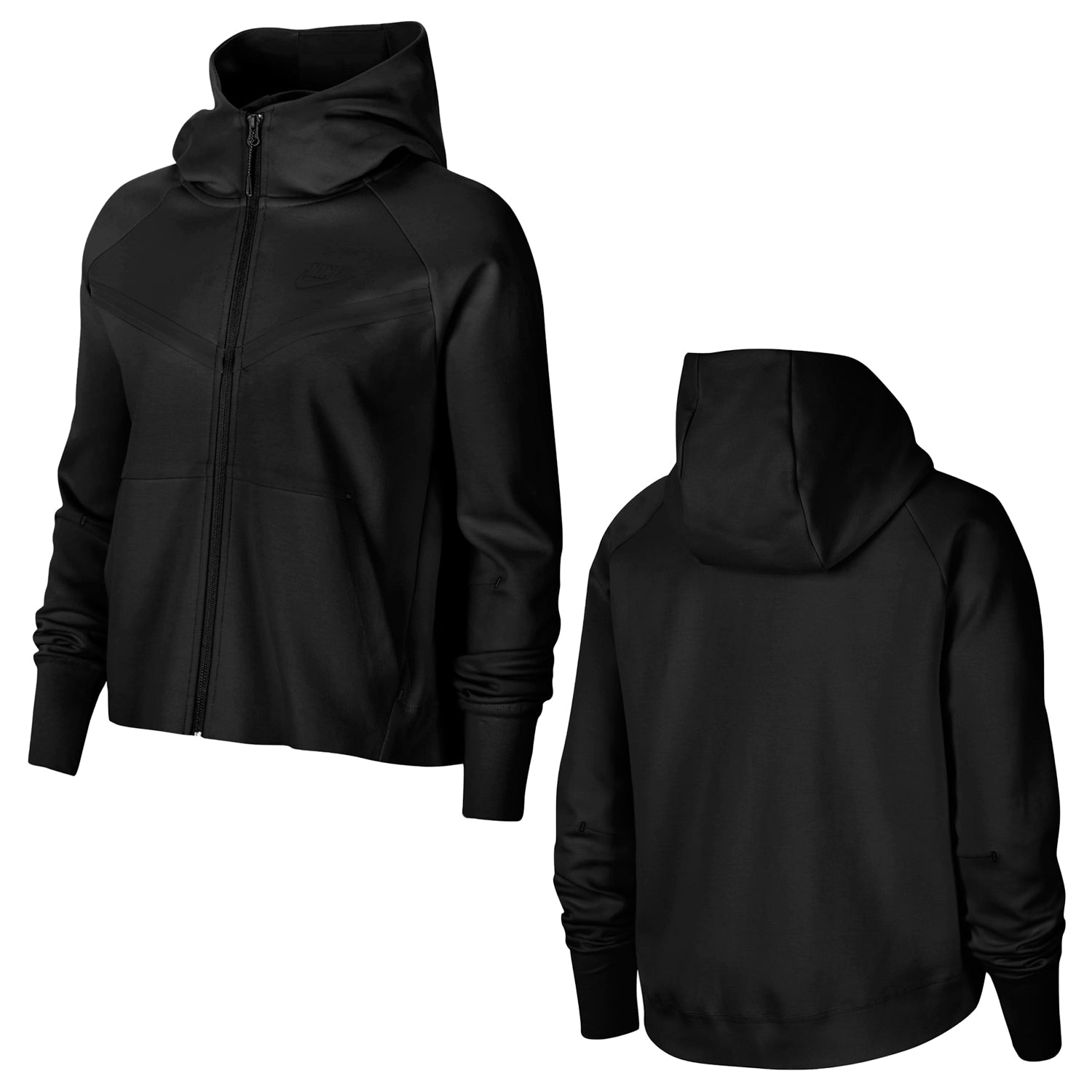 Nike Women's Tech Fleece Windrunner Full Zip Hoodie Black