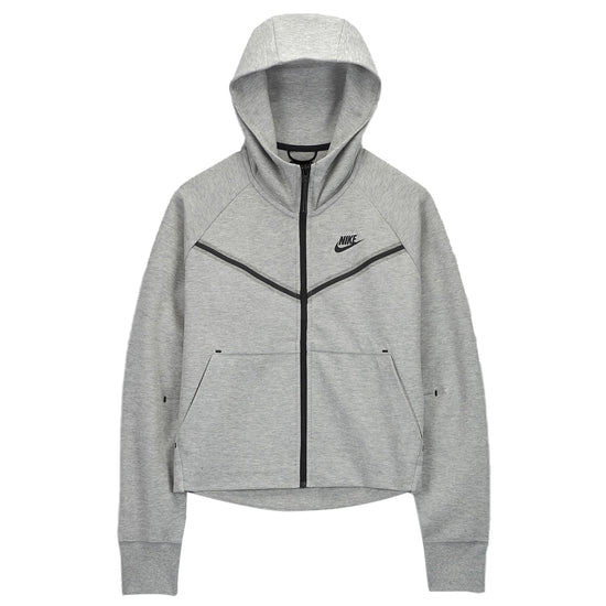 Nike Sportswear Women's Tech Fleece Windrunner Full Zip Hoodie Dark Grey Heather/Black