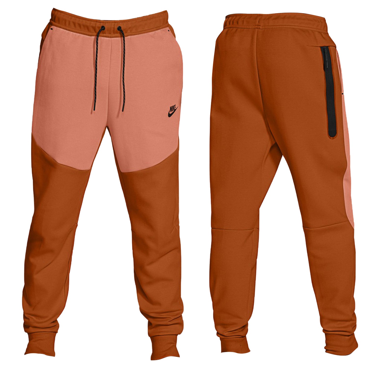 Nike Sportswear Tech Fleece Jogger Pants Campfire Orange Black