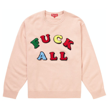 Supreme Fuck All Sweater Mens Style : Ss21sk15
