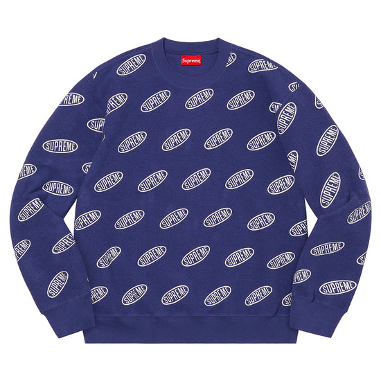 Supreme Liner Crewneck Washed Navy