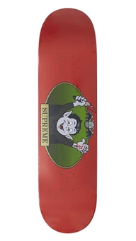 Supreme Vampire Boy Skateboard Red