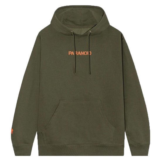 Anti Social Social Club x Undefeated Paranoid Hoodie Olive