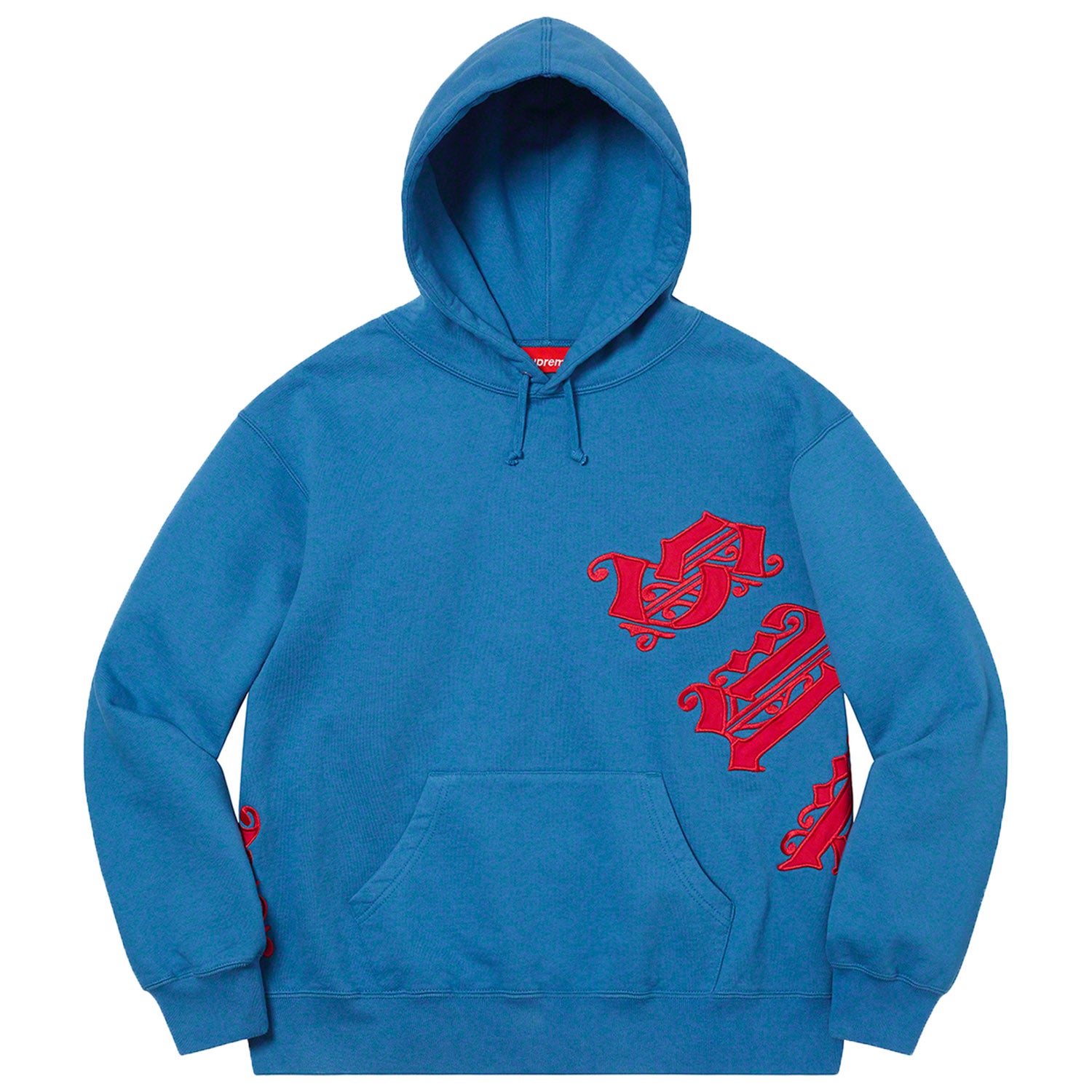 Supreme Old English Wrap Hooded Sweatshirt Mens Style : Ss21sw27