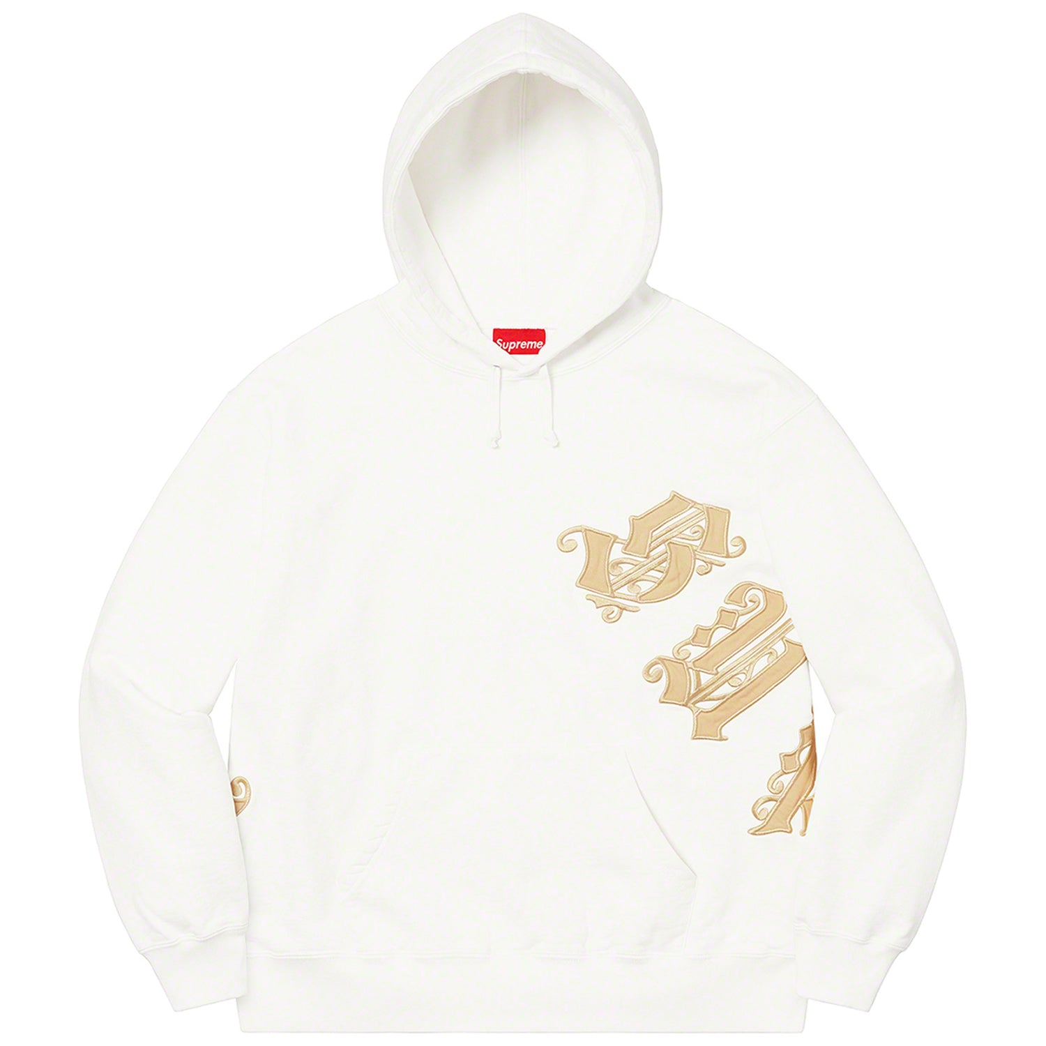 Supreme Old English Wrap Hooded Sweatshirt Mens Style : Ss21sw27