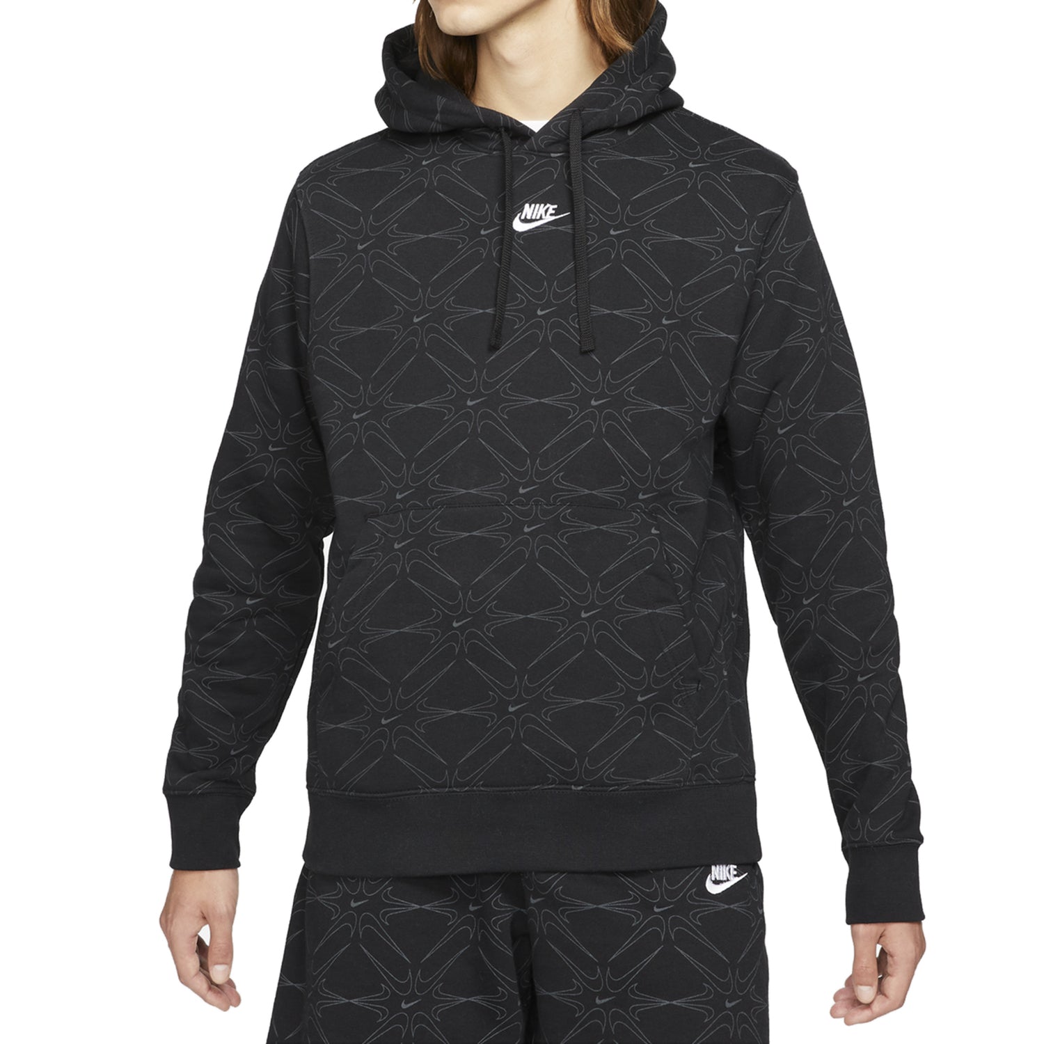 Nike Aop Gel Fleece Pullover Hoodie Mens Style : Dm7930