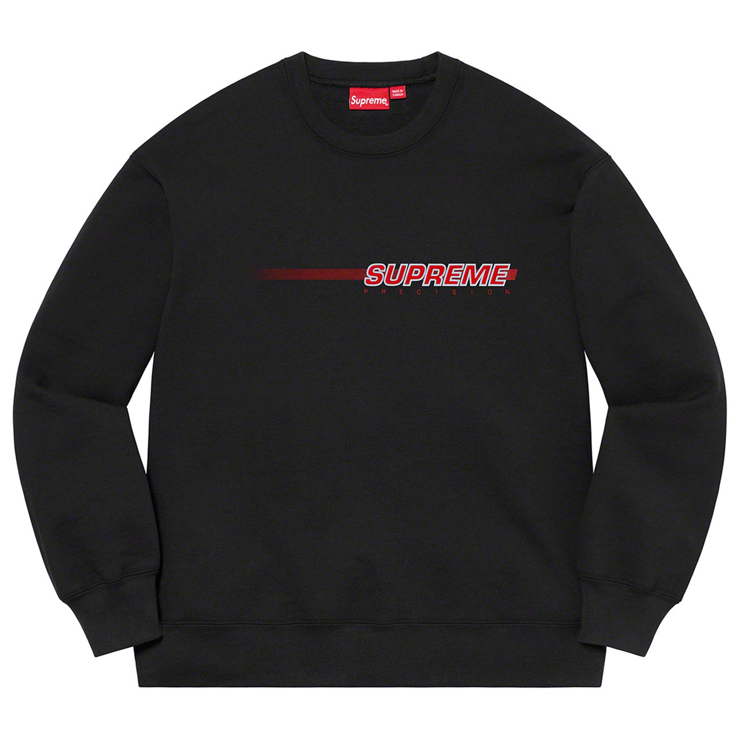 Supreme Precision Crewneck Black