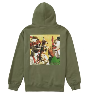 Supreme Butthole Surfers Hooded Sweatshirt Light Olive