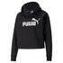 Puma Ess Cropped Logo Hoodie Womens Style : 586869