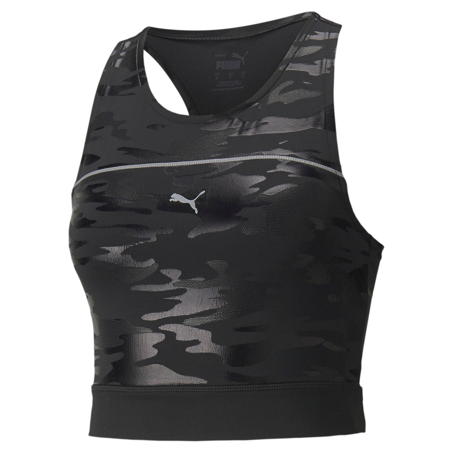 Puma Run High Shine Crop Tank Womens Style : 521066-01