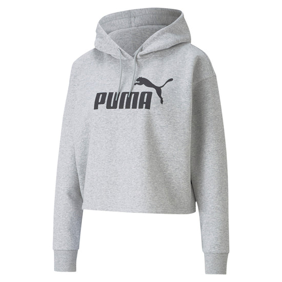 Puma Ess Cropped Logo Hoodie  Womens Style : 586869