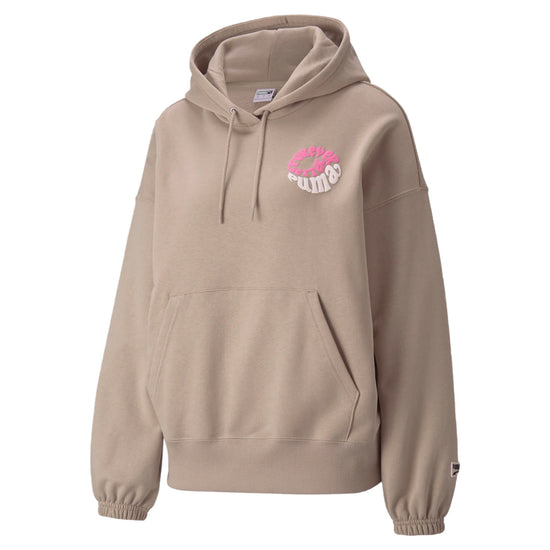 Puma Downtown Graphic Hoodie Womens Style : 531674