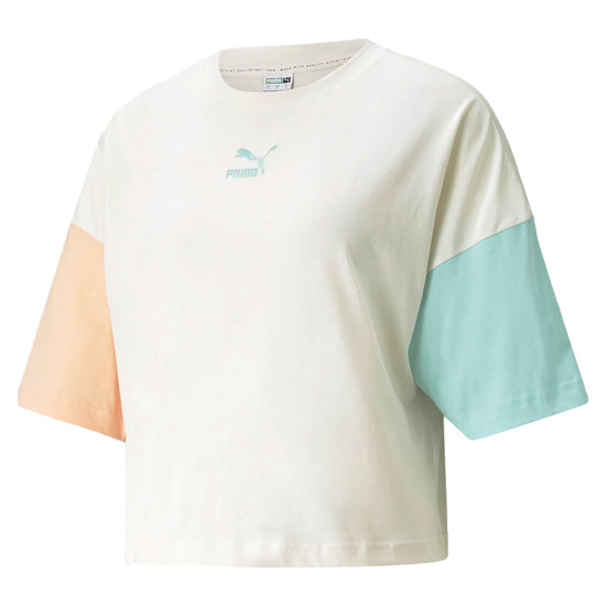 Puma Clsx Boyfriend Tee Womens Style : 531696