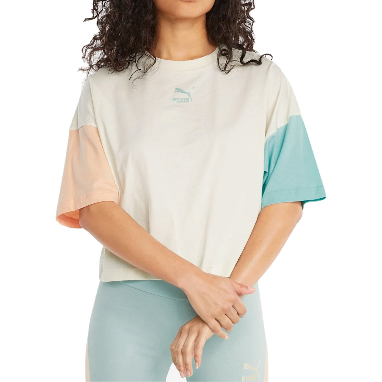 Puma Clsx Boyfriend Tee Womens Style : 531696