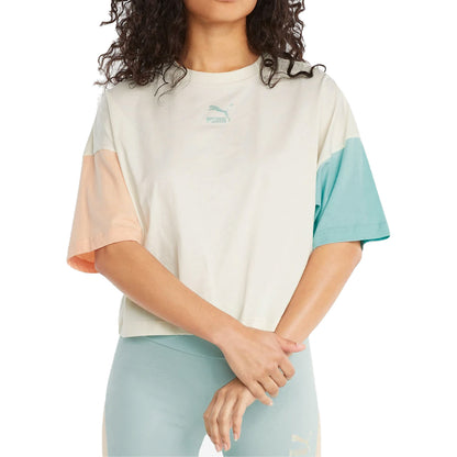 Puma Clsx Boyfriend Tee Womens Style : 531696