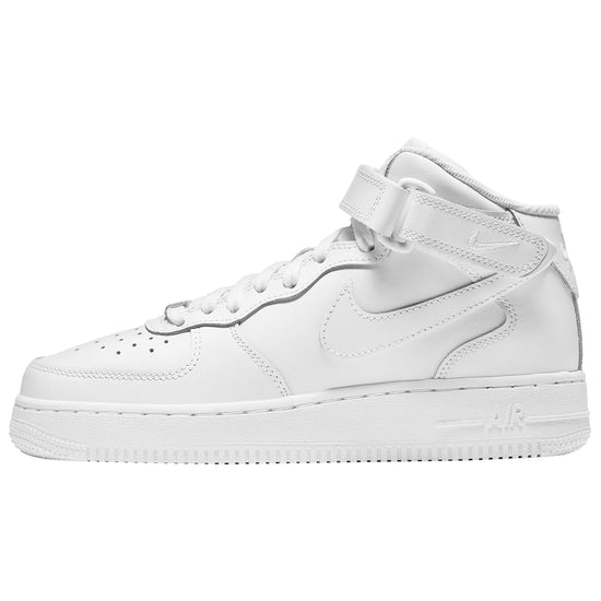 Nike Air Force 1 Mid LE Triple White (GS)