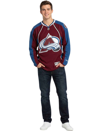 Reebok  Colorado Avalanche Burgundy Premier Nhl Jersey  Mens Style : 7185a