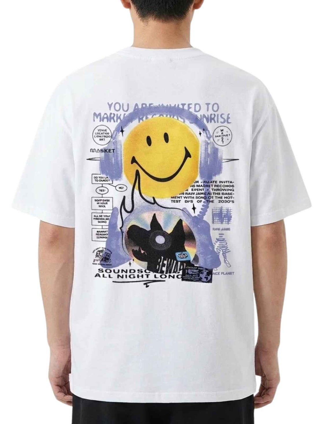 Market Smiley Afterhours T-shirt Mens Style : 399001769
