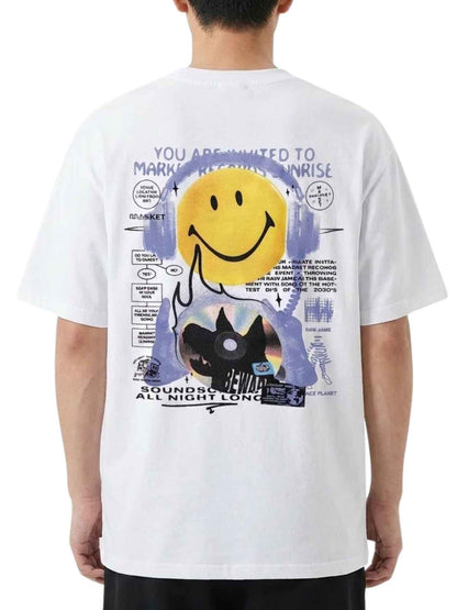Market Smiley Afterhours T-shirt Mens Style : 399001769