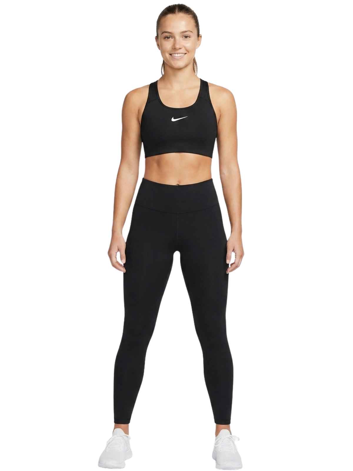 Nike Swoosh Medium-support Non-padded Sports Bra (Plus Size) Womens Style : Bq0973
