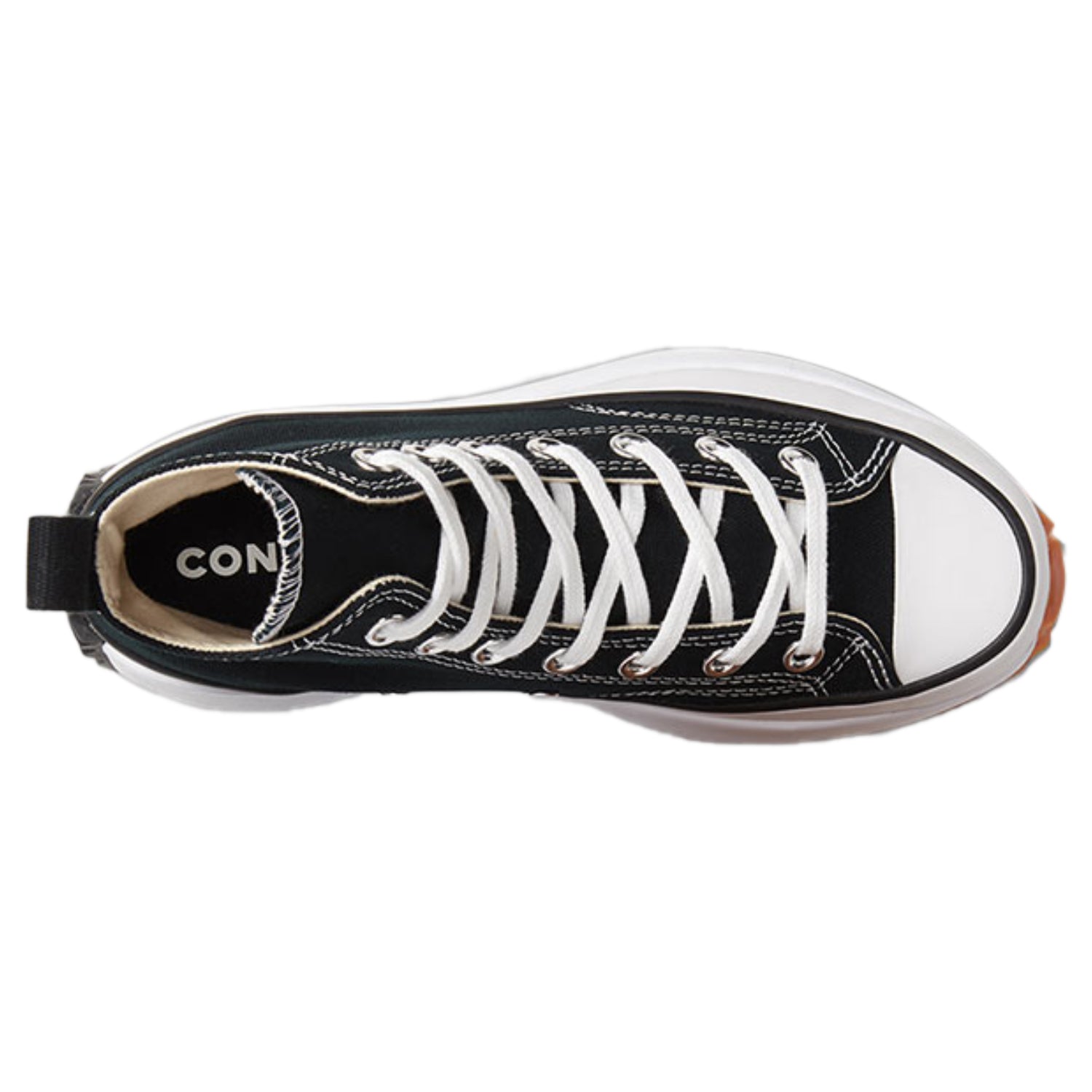 Converse Run Star Hike Hi Black White Gum