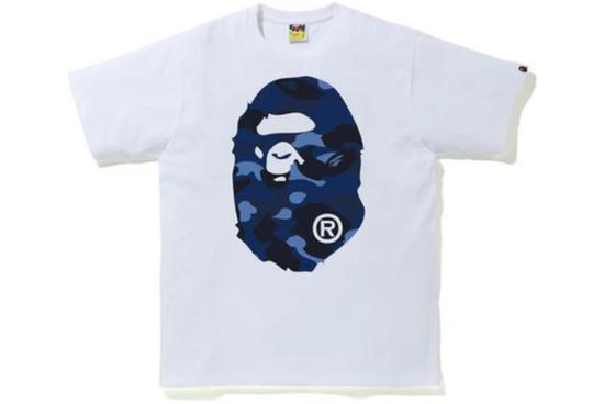 Bape Color Camo Big Ape Head T-shirt Mens Style : 983587