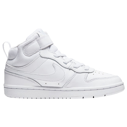 Nike Court Borough Mid 2 Triple White (PS)