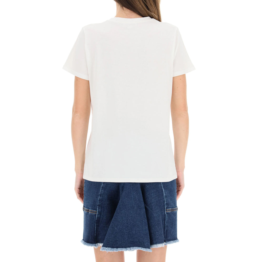 Alexander Mcqueen  Alexander Mcqueen Tromp Oeil T-shirt Womens Style : 651375.qzacl