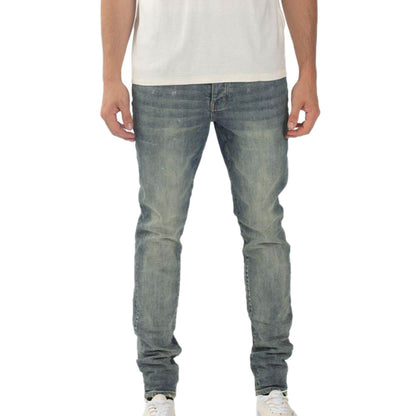 Purple-brand Slim Fit Jeans-low Rise With Slim Leg Mens Style : P001-lis