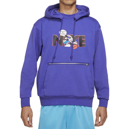 Nike Dri-fit Standard Issue X Space Jam: A New Legacy Basketball Pullover Hoodie Mens Style : Dj3889