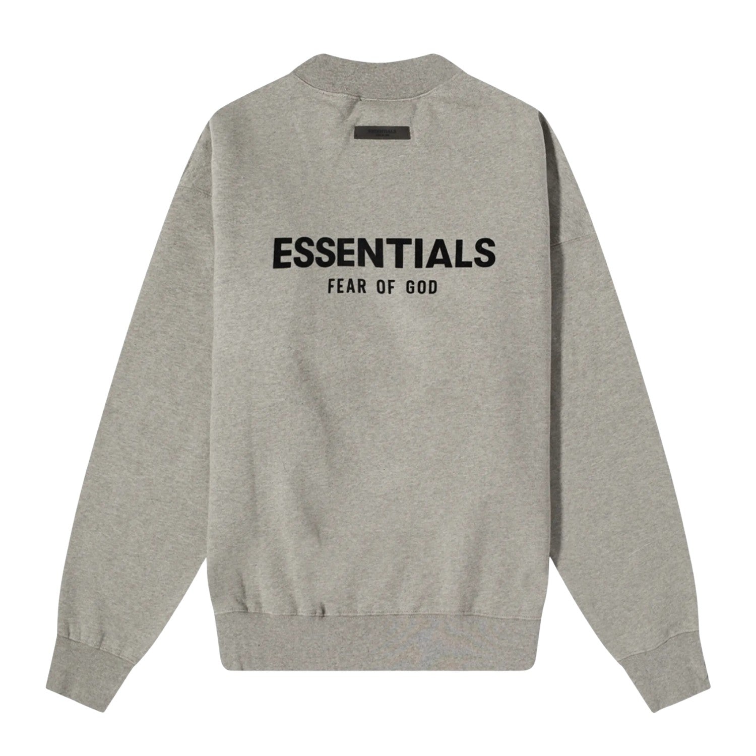 Fear Of God Essentials Back Logo Crewneck Long Sleeve T-shirt Mens Style : 619526