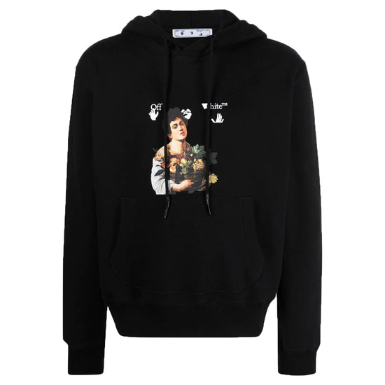 Off-white Spray Caravaggio Hoodie Mens Style : 990592