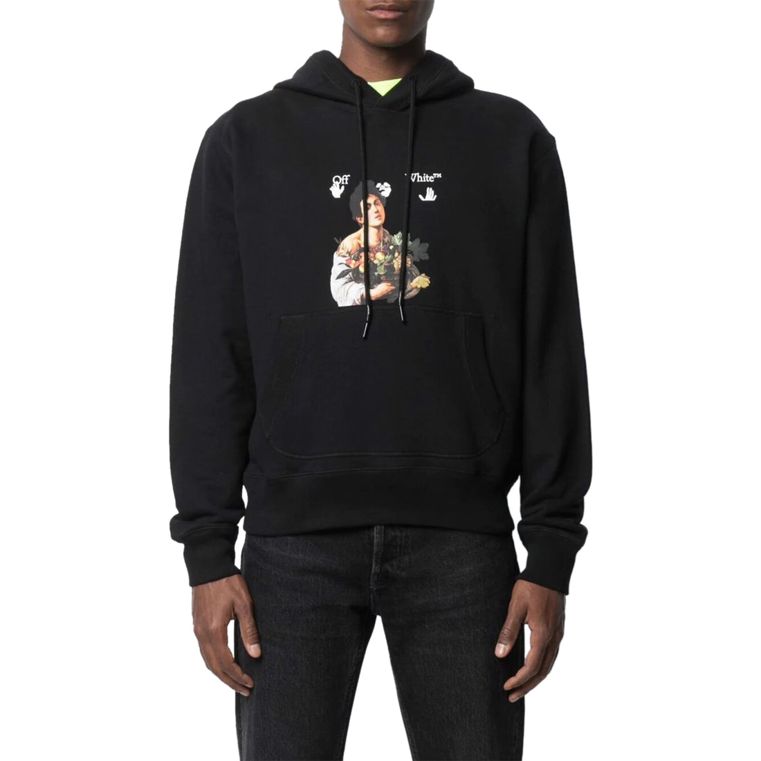 Off-white Spray Caravaggio Hoodie Mens Style : 990592